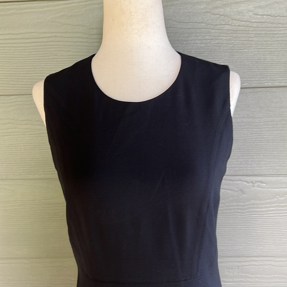 Theory Wool Blend “Taline” Sleeveless Sheath Dress View 2